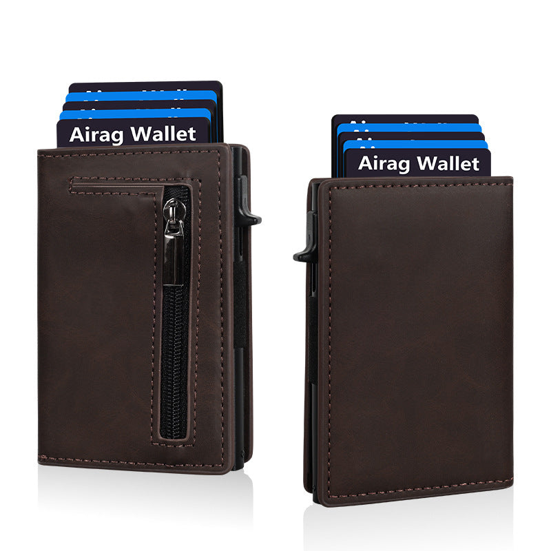 Anti-Magnetic Vertical Mini Case Anti-Theft Card Holder