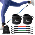 Ankle Resistance Bands with Cuffs Ankle Bands for Working Out Leg Resistance Bands for Women and Men Ankle Exercise
