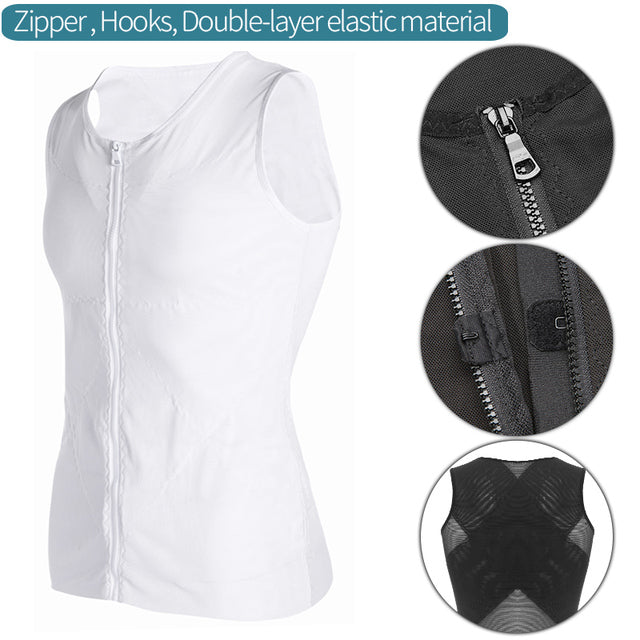 Men's Slimming Body Shaper Waist Trainer and Vest