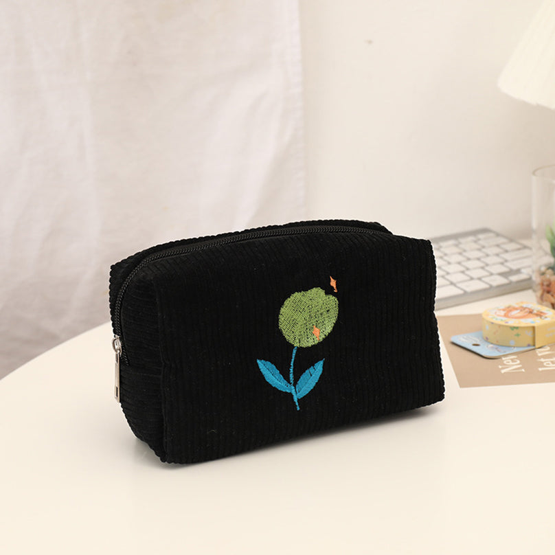 Women's Flower Makeup Bag - Large Capacity Travel Storage