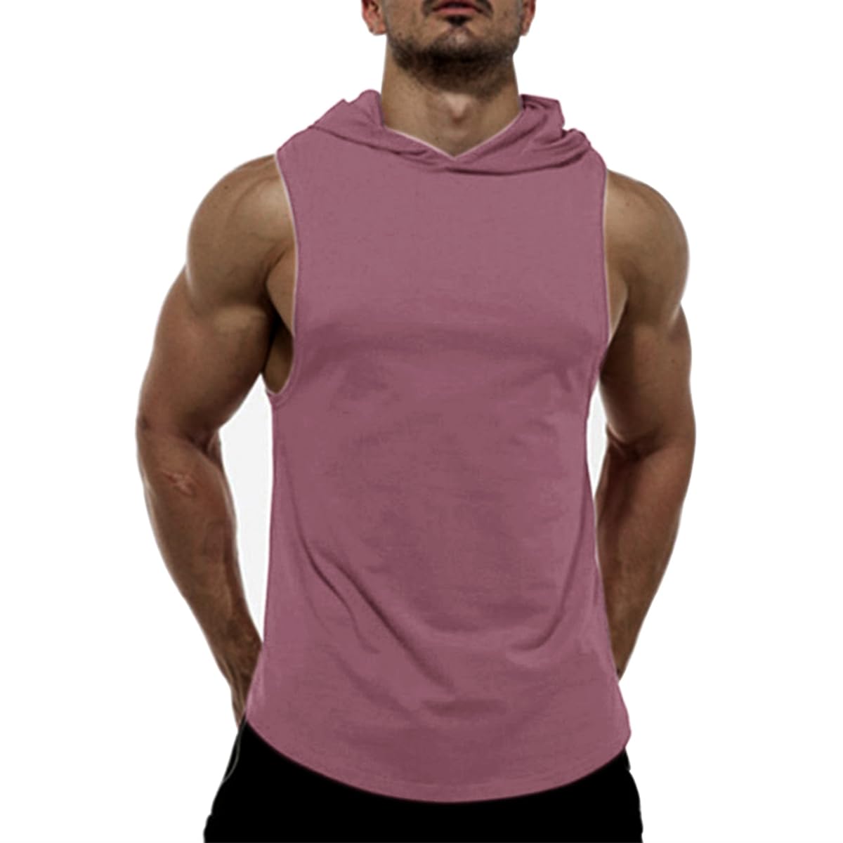 Muscle Killer 1 Pack Mens Workout Hooded Tank Tops Bodybuilding Muscle Cut Off T Shirt Sleeveless Gym Hoodies