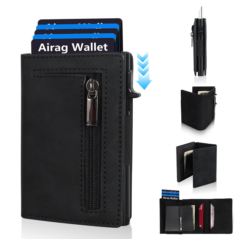 Anti-Magnetic Vertical Mini Case Anti-Theft Card Holder