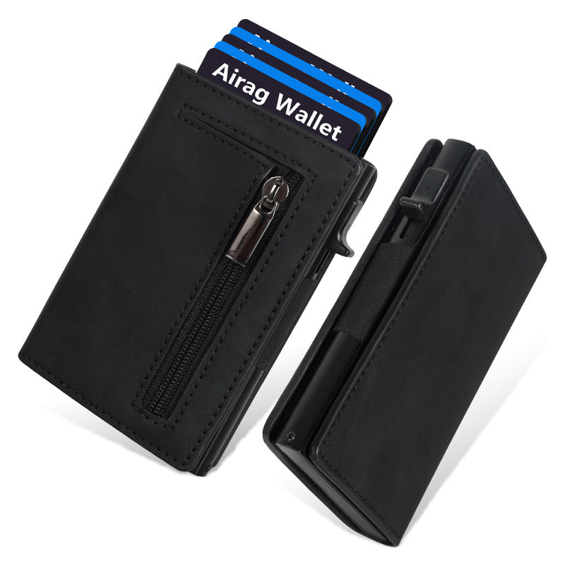 Anti-Magnetic Vertical Mini Case Anti-Theft Card Holder
